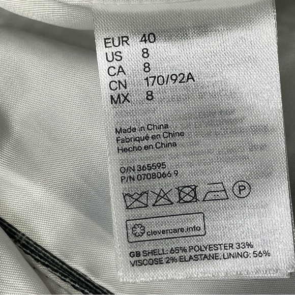 H&M plaid double breasted long sleeve blazer - Picture 11 of 16